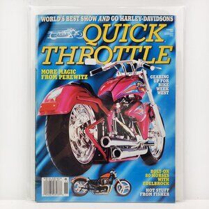 Quick Throttle Magazine Custom Harley Davidson Motorcycles VTG Nov. 1996 Unread